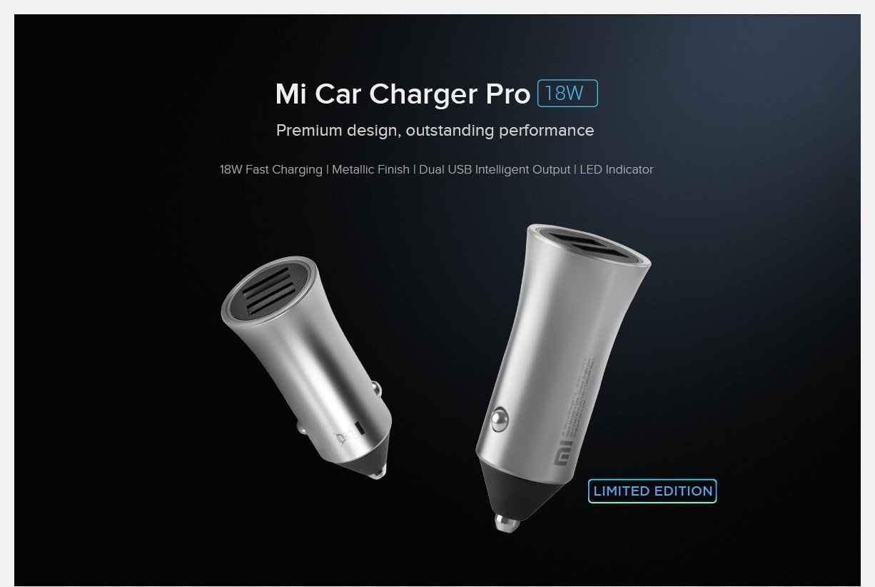 Mi 18w Car Charger Pro 2025