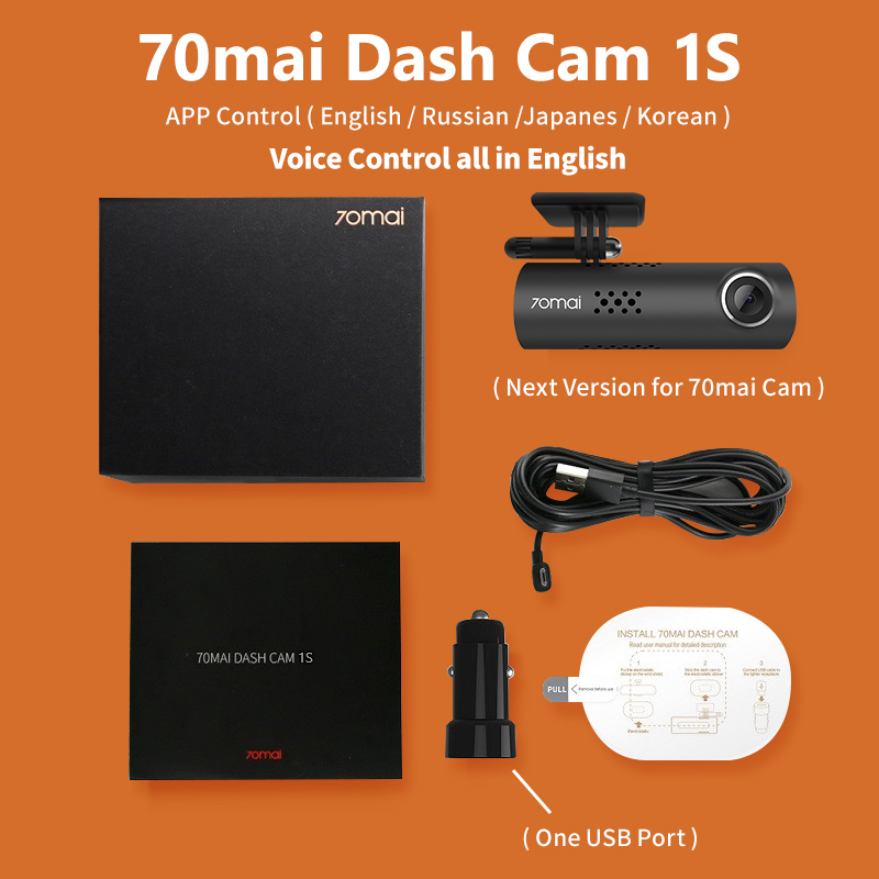 70mai Smart Dash Cam 1S Midrive D06